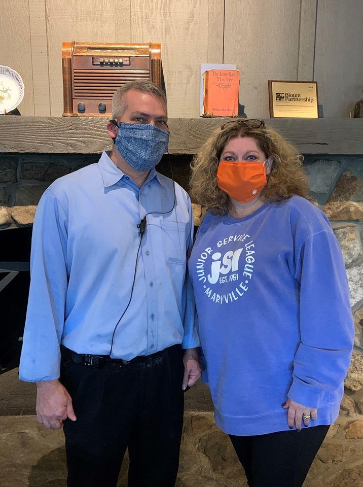 Townsend Visitor Center Staff Wearing Facemasks
